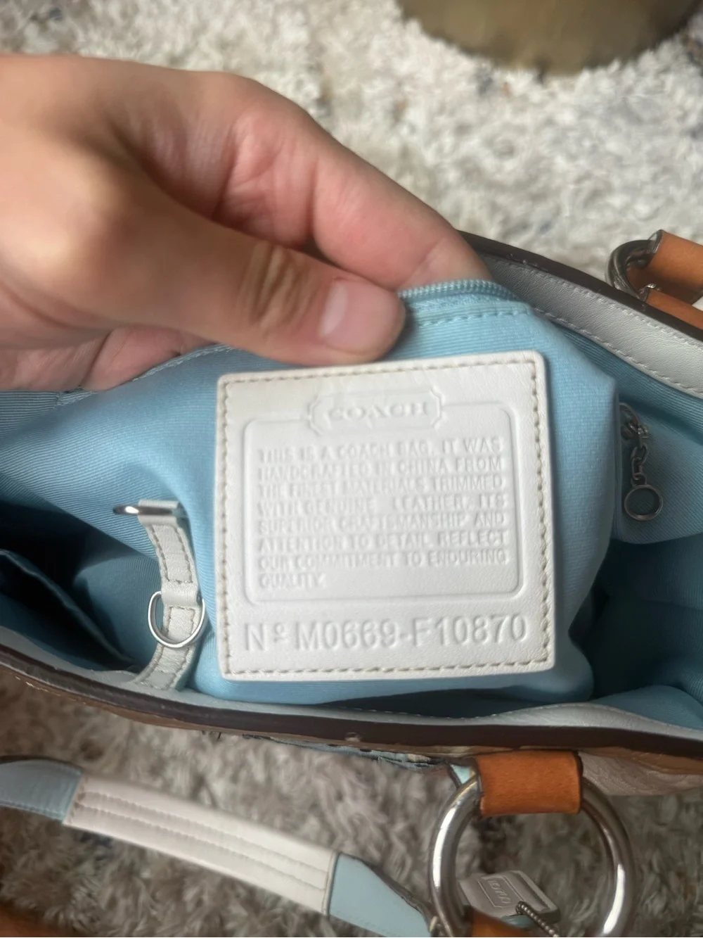 COACH VINTAGE 2006 BEE TOTE